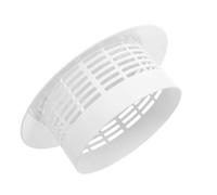 UKCOCO Chapeau de Pluie Protecteur de cheminée Bouchon de Tuyau d'aération Couvercle d'entonnoir à fumée Accessoires de cheminée couvercles d'aération pour Toit Cap PVC Blanche