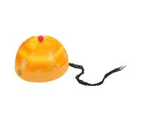 UKCOCO Chapeau Impérial Chinois Ancien pour Garçon et Filles, Bonnet Rétro Doré Style Empereur, Accessoire de Déguisement pour Fêtes, Théâtre et Cosplay, Taille Garçon et Filles, Léger