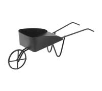UKCOCO Chariot rétro simulé en Fer forgé brouette de Maison de poupée brouettes Vintage Miniatures Mini-brouettes en métal brouettes Miniatures en métal Le Fer Black