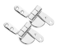 UKCOCO Charnières Réglables pour Siège Wc en Acier Inoxydable et ABS Kit de Fixation Robuste Boulons et Accessoires pour Remplacement Abattant Toilette Usage Familial