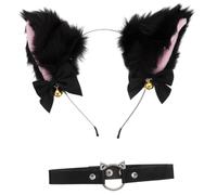 UKCOCO Chat Earrings Headband Decorative Headband Creative Necklace Cosplay Accessories Costume Party Supplies