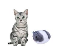 UKCOCO Chat en Peluche Forme Souris Chaîne Interactive pour Exercice et Divertissement, Design Simulé pour Prévenir L'obésité du Chat