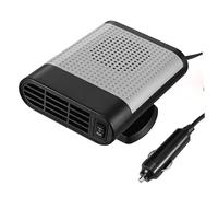 UKCOCO Chauffage Voiture Portable avec Dégivrage Rapide Soufflant Chaud et Air Naturel Chauffage Électrique pour Pare Brise Réchauffeur Plug In Sûr et Facile à Utiliser