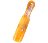 UKCOCO Chausse-Pied en Corne de Bœuf Naturel Petit Format 18 CM Aide à L’Enfilage Facile des Chaussures pour Adultes Outil Ergonomique pour Femmes et Hommes Accessoire Pratique pour