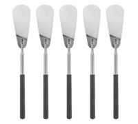 UKCOCO Chausse-pieds Télescopiques en Acier Inoxydable, Lot de 5 Pièces, Manche Réglable pour Seniors, Femmes Enceintes et Usage Quotidien, Outil Compact et Solide pour Bottes