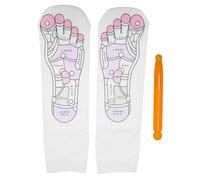 UKCOCO Chaussettes De Réflexologie Acupression Chaussettes De Massage Élastiques Acupression Pour Réflexologie Et Masseur