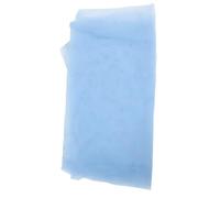 UKCOCO Chemin de Table en Tulle Perlé, Bleu, Polyester, Réutilisable, Ajustement, Élégant et Romantique, pour Dîner et Shower