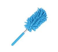 UKCOCO Chenille Microfiber Duster avec Manche Antidérapant Bleu Brosse de Nettoyage Souple Sans Rayure pour Meubles Plafonds et Stores Attrape Poussière et Facile à Nettoyer
