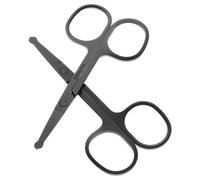 UKCOCO Ciseaux Coupe-nez et Coupe-oreilles en Acier Inoxydable 2 Pièces, Petits Ciseaux Arrondis de Précision, pour Hommes et Femmes, Soin du Visage et Nez, Outils de Beauté Portables