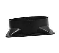 UKCOCO Clapet Dispositif Anti-refoulement Haute Efficacité en Abs Noir Anti Retour Hotte pour Aération Hotte la Cuisine, pour Restaurant et Usage Commercial
