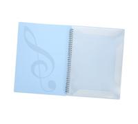 UKCOCO Classeur pour Partitions de Musique Dossier à Anneaux Réutilisable Organiseur Portable pour Piano Violon Guitare Support pour Usage Professionnel et Personnel