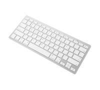 UKCOCO Clavier Ordi sans Fil Hébreu, Clavier Compact en Abs, Touches Silencieuses, Support Langue Hébraïque, pour Ordinateur, Bureau et Affaires