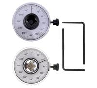 UKCOCO Clé Dynamométrique Angulaire Réglable Lot de 2 Indicateur Numérique de Couple et Angle, Manomètre d'Angle Précis pour Automobile, Moto et Vélo, Outils de Mesure de Couple Moteur,