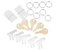 UKCOCO Clé pour Distributeur Papier Toilette et Essuie-Mains Petite Portable Protège Les Mains pour Restaurants Bureaux et Lieux Publics