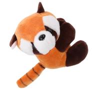 UKCOCO Clip Peluche Panda Roux Décoratif Multifonction Accessoire Maison pour Rideaux et Pots de Fleurs Peluche Douce Forme de Petit Panda Roux Hauteur Couleur Marron pour Décoration