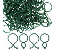 UKCOCO Clips de Fixation en Plastique Vert Support Solide de 8 Lot de 100 pour Plantes Grimpantes pour Vignes de Tomates et Raisins en Extérieur Jardinage
