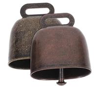 UKCOCO Cloche Suspendue pour Animaux Lot de 2 Petites Cloches Anti-Perte en Décoration pour Moutons Chevaux Vaches Accessoires Agricoles Élégants et Pratiques