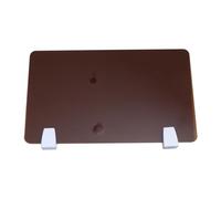 UKCOCO Cloison de Bureau en Acrylique Marron, Séparation Rapide pour Bureau | Installation Facile, Réduit les Distractions, pour Salles D’examen, École et Postes de Travail