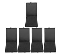 UKCOCO Coffret à Bijoux Noir pour 5 Médailles et Broches Boîte de Rangement Compacte 12 X 9 X 23 CM Mousse Protectrice Étui de Présentation Polyvalent pour Badges et Insignes de