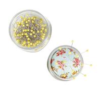 UKCOCO Coffret D'épingles à Coudre Épingles De Ornement 1 Couleur avec Coussin à Aiguilles Fonctionnel pour Loisirs Créatifs Couture Quotidienne Accessoire Indispensable