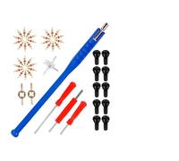 UKCOCO Coffret Outils Mécanique Auto 1 Set Démontage Valve pour Pneu Voiture en Acier Inoxydable Résistant pour Réparation et Remplacement de Valve de Pneu