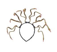 UKCOCO Coiffe De Serpent -Tête Serpent Accessoires Pour Cheveux Serpent Ondulé Couronne Coiffe De Fille Bandeau Serpent Gothique Halloween Femme Coiffe En Forme De