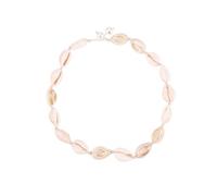 UKCOCO Collier Coquillages Hawaïen Avec Perles Naturelles Bracelet Cheville Perlée Femme Chaîne Main Blanche Décorative Bijou Artisanal Pour Femmes Et Filles