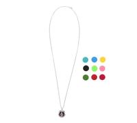 UKCOCO Collier Diffuseur Huiles Essentielles Ajouré Note de Musique, Pendentif Parfumé Petit Diffuseur Aromathérapie Hypoallergénique pour Femme, Accessoire Bien-être Portable