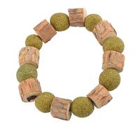 UKCOCO Collier en Bois à l'herbe à Chat Naturelle Bâtonnet à Ronger Biologique pour Chats Stimulant L'activité et Favorisant la Digestion Accessoires Paresseux Surpoids