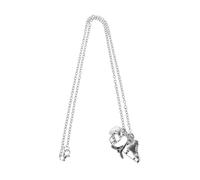 UKCOCO Collier Patin à Glace Alliage Bijoux Hockey pour Femmes et Adolescentes Pendentif Sportif pour Passionnées de Patinage sur Glace