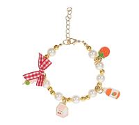 UKCOCO Collier Perles Imitation pour Chiot Ajustable Et Confortable Accessoire pour Animal