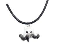 UKCOCO Collier Pieuvre Métal Style Vintage Pendentif Animal Océan pour Femmes Hommes Cadeau Amitié Plage Halloween