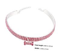 UKCOCO Collier pour Animaux De Compagnie Collier pour Chien Moyen Animal De Compagnie Accessoires pour Chiens Charbonnier Accessoires pour Animaux De Compagnie pour Chiens Rose