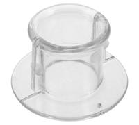 UKCOCO Collier pour Perroquet en Plastique Transparent, Protège-Cou de Cône Confortable pour Oiseau, Favorise la Croissance Saine des Plumage, pour Perroquets et Perruches