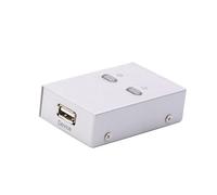 UKCOCO Commutateur USB Automatique Partageur Imprimante et Scanner Ports Boîtier sans Fil pour Bureaux Petits Sélecteur de Périphériques USB Partageables