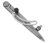 UKCOCO Compas de Marquage Cuir Acier avec Aile Ergonomique Outil Traçage Artisanat Cuir et Papier Polyvalent