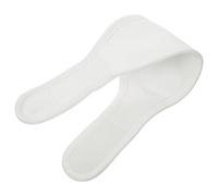 UKCOCO Compresses D’huile Essentielle Réutilisables Cou, Bandage Doux en Tissu Souple Blanc, Enveloppement Aromathérapie pour Sommeil et Bien-être, Coussin Cervical Relaxant