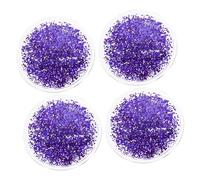 UKCOCO Compresses Froides Yeux 2 Paires Masque Gel Rafraîchissant Violet Réutilisable Détente Oculaire Fatigue Maison Bureau Usage