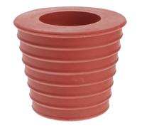 UKCOCO Cône Caoutchouc pour Parasol de Jardin Bouchon Protecteur Table Stabilisateur pour Pied de Parasol Extérieur Marron Accessoire Rayures et Balancement