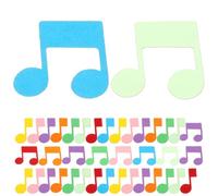 UKCOCO Confettis Musicaux en Papier 200 Pcs, Décoration de Notes de Musique Multicolores, Décor Musical à Parsemer pour Table de Fête, Accessoires pour Anniversaire et Couleur Aléatoire