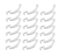 UKCOCO Connecteurs De Cage pour Petits Animaux Clips De Fixation Blancs 6,8 x 1,5 Cm Kit 20 Pièces Accessoires pour Cages à Chinchillas Lapins Hamsters Enclos Sécurisé