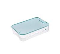 UKCOCO Conteneur de Rangement avec Couvercle Boîte Empilable pour Réfrigérateur Support pour Œufs Roulement Automatique Cuisine à Domicile