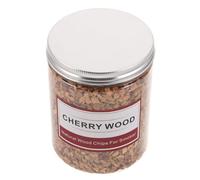 UKCOCO Copeaux de Bois de Cerisier Naturels pour Fumage 125 G Morceaux Moyens pour Barbecue Cocktails Cuisine en Plein Air Fumée Aromatique Solide pour Viande Volaille et Poisson