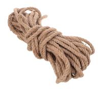 UKCOCO Corde en Jute Résistante 10 MM X 15 M Ficelle Naturelle Épaisse pour Jardinage Loisirs Créatifs Emballage et Attache Extérieure Corde Torsadée Solide Antidérapante Adaptée