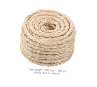 UKCOCO Corde Sisal Naturel pour Griffoir Chat Remplacement Durable pour Corde de Résistante pour Protéger Mobilier et Réparer Poteau à Gratter