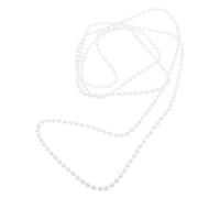 UKCOCO Cordon De Rideau à Perles 1,6 m Blanc Fixations pour Stores Enrouleurs Cordon pour Store Vertical Réglage Facile Utilisation Bureaux Et Chambres Kit De Remplacement