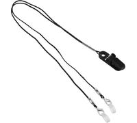 UKCOCO Cordon de Sécurité pour Amplificateur Auditif Noir Double Oreille Cordon Anti-Perte Léger en ABS et Nylon Support de Clip Discret pour Audiophones pour Garçon et Filles et
