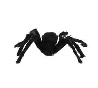 UKCOCO Costume Araignée Halloween pour Chiens en Peluche Noire Huit Pattes Simulées, Accessoire Créatif et Solide pour Décoration Photo et Fête d'halloween