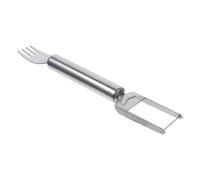 UKCOCO Coupe Pastèque Acier Inoxydable avec Fourchette Outil Pratique pour Découper Rapidement des Cubes de Melon pour Cuisine et Pâtisserie