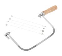 UKCOCO Coupe-savonnette pour Découpe Précise Artisanal en Acier Inoxydable avec Poignée en Bois, Outil Réglable de Savons Faits Main, pour Fabrication Professionnelle